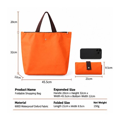 Foldable Oxford Shopping Bag