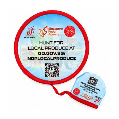Foldable Polyester Hand Fan