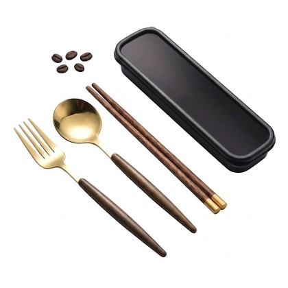 Reusable Cutlery Set with Chopsticks