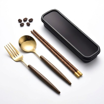 Reusable Cutlery Set with Chopsticks