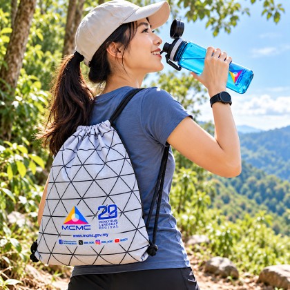 Team Building Drawstring Bag & Bottle Set