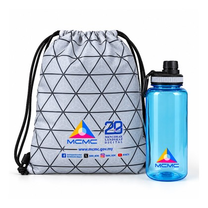 Team Building Drawstring Bag & Bottle Set