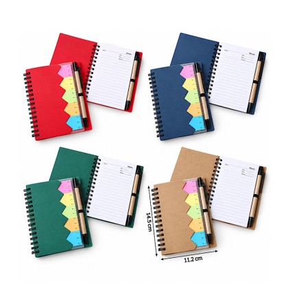 Spiral Memo Notebook with Pen