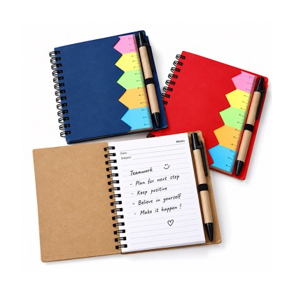 Spiral Memo Notebook with Pen