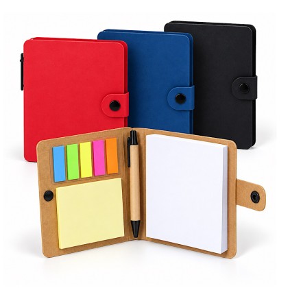 Sticky Note Notebook Set with Pen