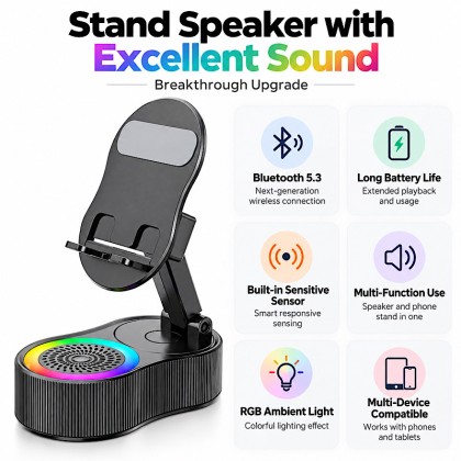 Bluetooth Speaker Phone Stand