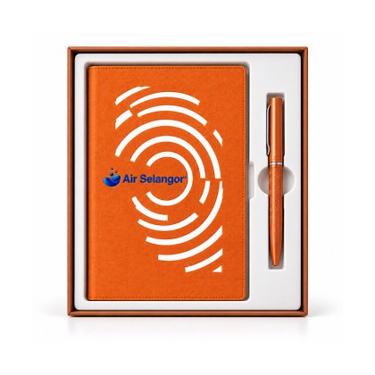 PU Leather Notebook & Pen Gift Set