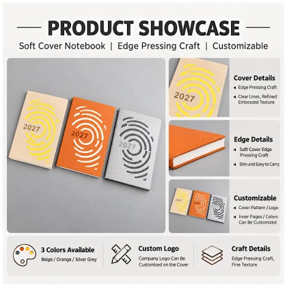 PU Leather Notebook & Pen Gift Set