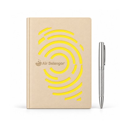 PU Leather Notebook & Pen Gift Set