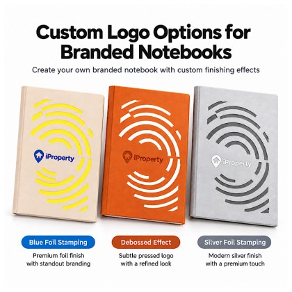 PU Leather Notebook & Pen Gift Set