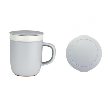 Customizable Ceramic Suction Coffee Mug with Spill-Proof Base