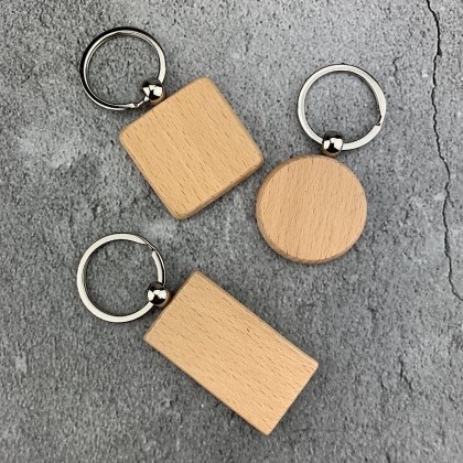 Wood Keychain 