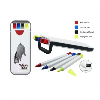 Quality Stationery Pen Pencil Eraser Highlighter Set | Promotional Item