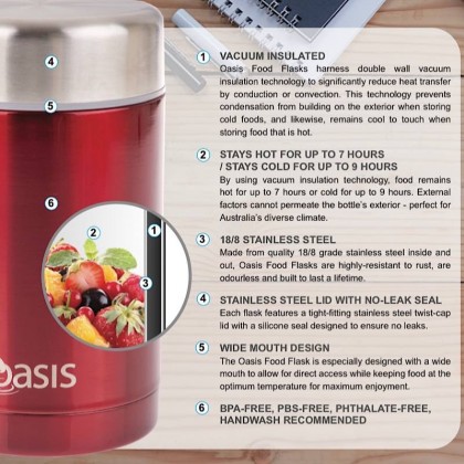 Oasis Food Flask 450ml