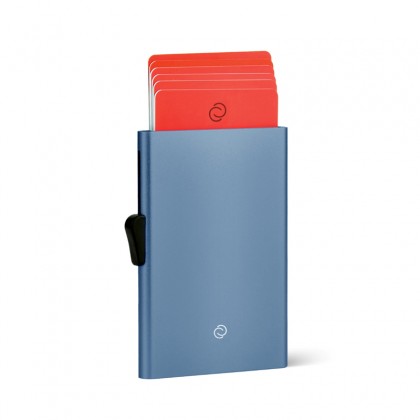 C Secure Aluminium Card Holder - Dark Blue