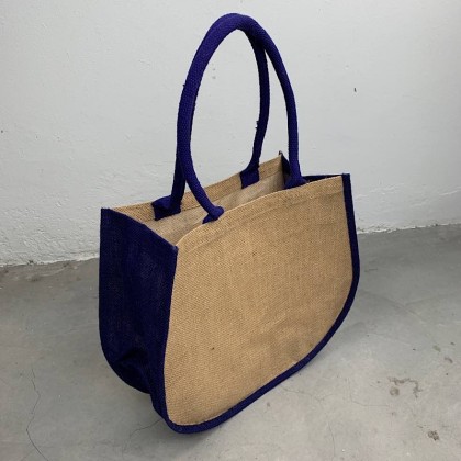 Fashion Curve Jute Bag