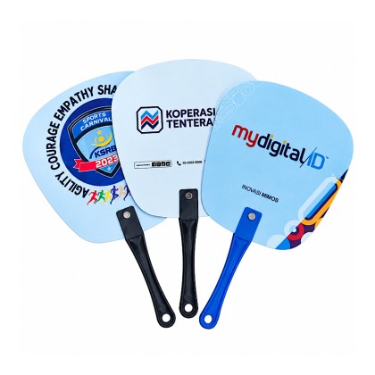 PP PVC Hand Fan