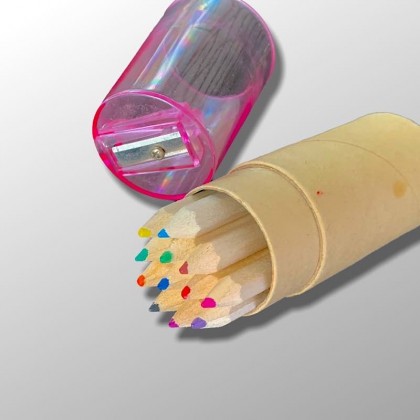 Mini Colour Pencil Set With Sharpener