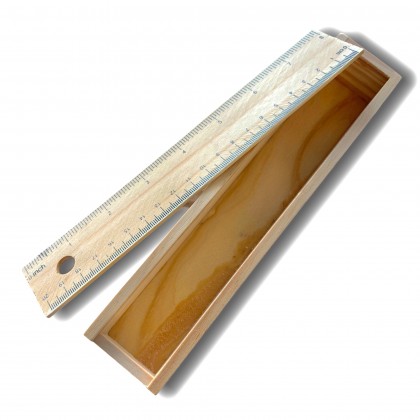 Wooden Sliding Stationeries Box