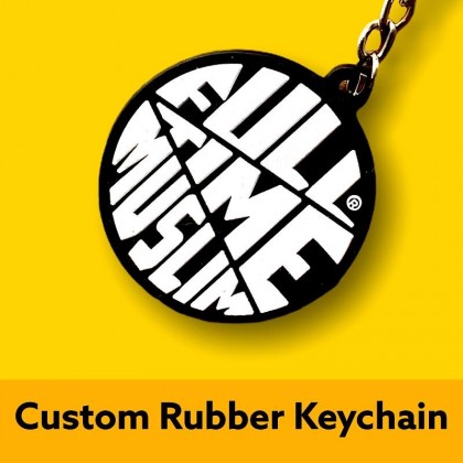 Fully Customizable 2D Rubberised Keychain