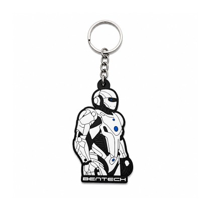 Fully Customizable 2D Rubberised Keychain