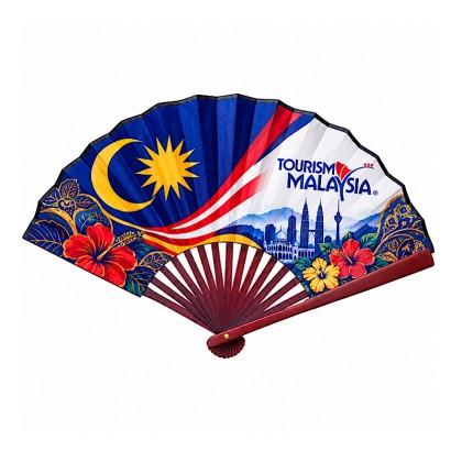 Custom Folding Hand Fan with Full Colour Printing