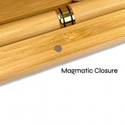 Bamboo Wood Pen Set With Box