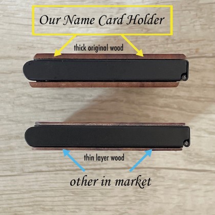 Wooden Name Card Holder