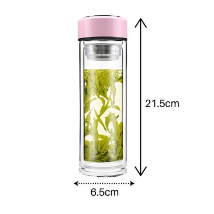 Glass Bottle With LED Temperature Display