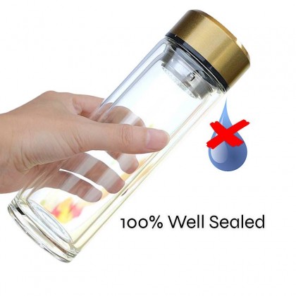 Glass Bottle With LED Temperature Display