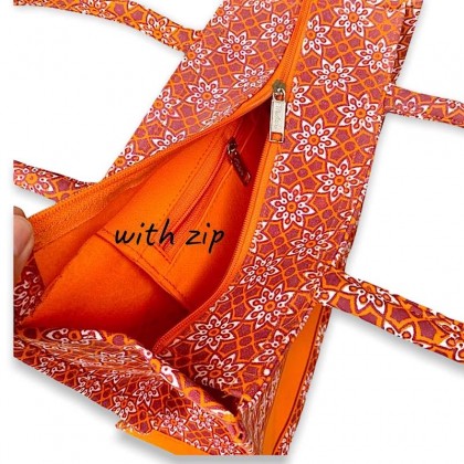 Canvas Floral Bag Tote Bag