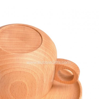 Wooden Tea Cup Set