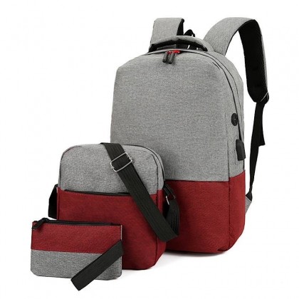 Gadget 3 in 1 Laptop Backpack Set