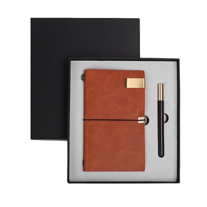 Notebook With Name Card & Pouch