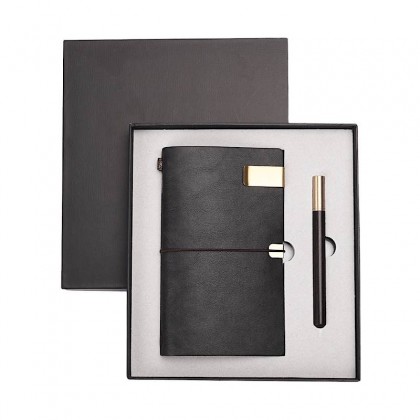 Notebook With Name Card & Pouch