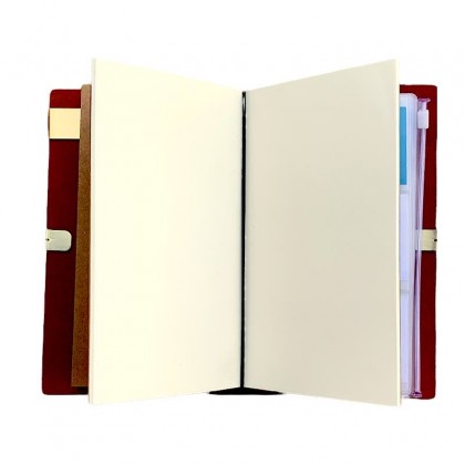 Notebook With Name Card & Pouch