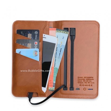 Travel Wallet With Built In Power Bank
