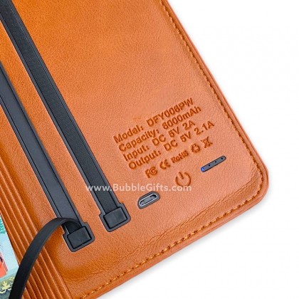 Travel Wallet With Built In Power Bank
