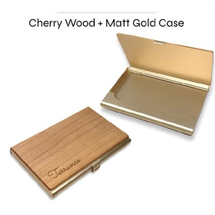 Wooden Custom Business Card Holder 