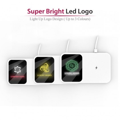 LED light Wireless Mobile Phone Charger