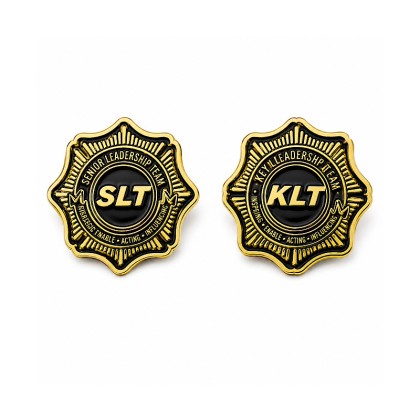 Custom Enamel Metal Leadership Collar Pin