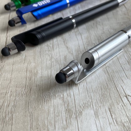 Multifunction plastic pen With Stylus