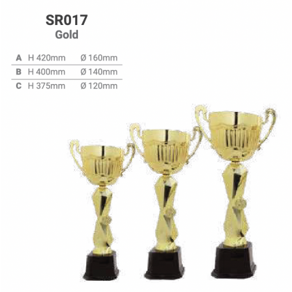 Trophy Metal Cup SR017 Gold