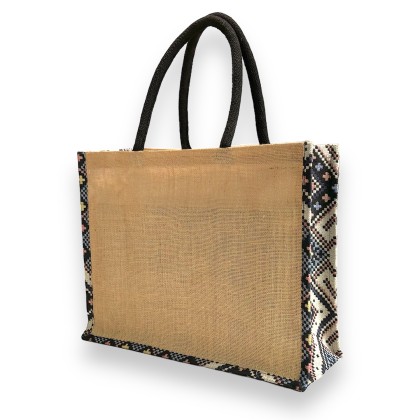 Jute Bag Jacquard