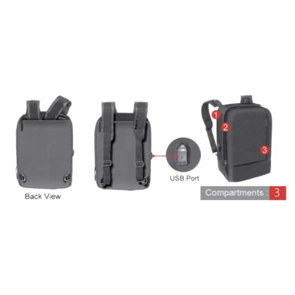 3 in 1 Anti Theft Laptop Back Pack