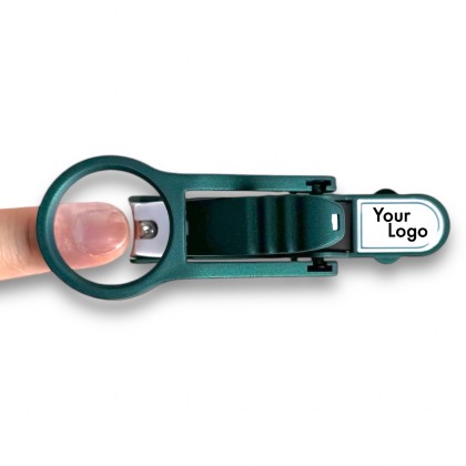 Manicure Nail Clipper With Magnifier Glass