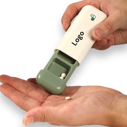 Eco Wheat 3 Compartment Travel Pill Box