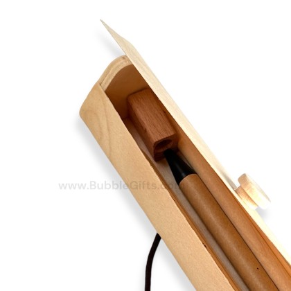 Eco Friendly Wooden Case Pen Pencil Set
