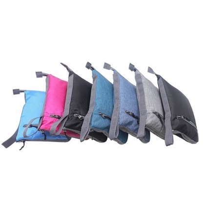 Foldable Travel Bag With Shoe Compartment