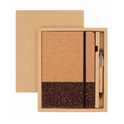 Cork NoteBook With Pen Set
